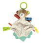 Clementoni Doudou Couverture Porte-sucette Peluche Ourson Doux - Transformable - Dimensions 18x25x6 cm