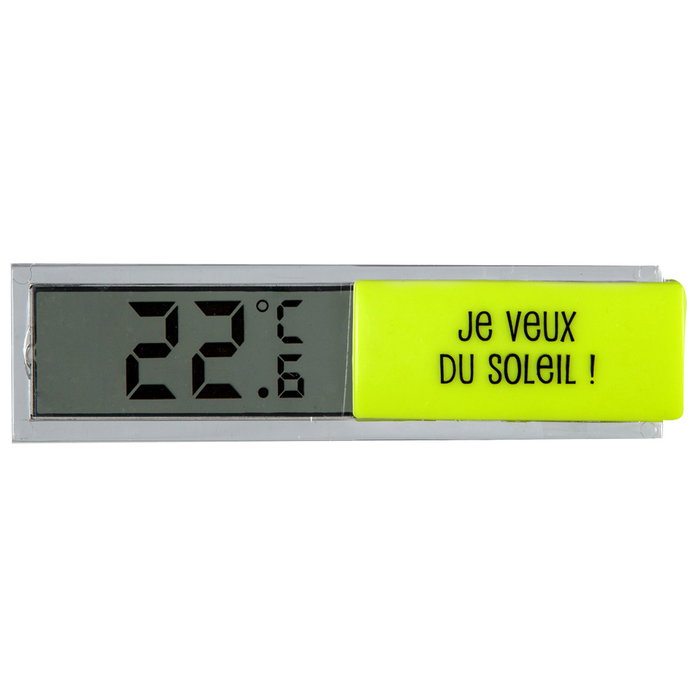 Je cherche une Idee Thermomètre d'intérieur en plastique