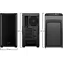 Be Quiet! Pure Base 501 - Boîtier PC Gamer Moyen Tour - Format ATX et Mini-ITX - 2 Ventilateurs 140 mm PWM - USB 3.2 Gen. 2 Type-C - Conception Allemande