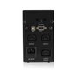 Eminent UPS 600 VA 360 W RS232 Protection sur ligne téléphonique USB Autonomie 10 min 3 Prises IEC C13