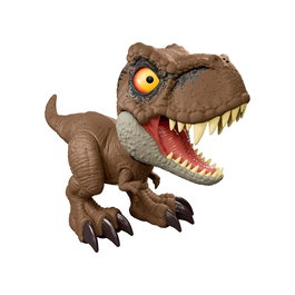 MATTEL Jurassic World Figurine T-Rex Roar Command Parlant - Jouet Dinosaure avec Attaque et Rugissement - Compatible Anglais, Français, Allemand