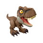 MATTEL Jurassic World Figurine T-Rex Roar Command Parlant - Jouet Dinosaure avec Attaque et Rugissement - Compatible Anglais, Français, Allemand