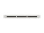 Lanberg Panneau de brassage 24 ports Cat.6A UTP 1U 19 pouces avec organisateur de câbles gris