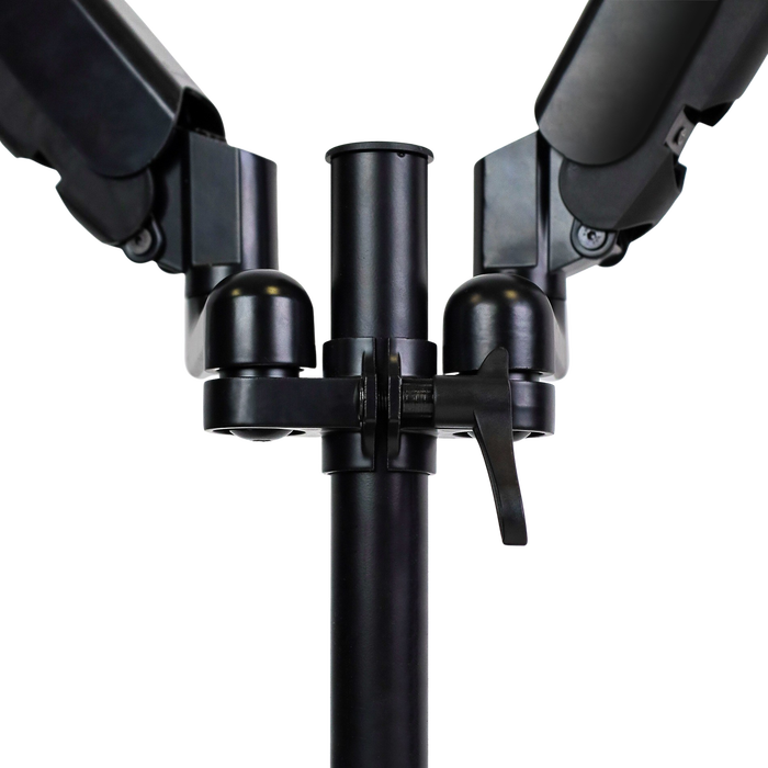 Phoenix Technologies Support Double Monitor Bras Articulés avec Amortisseur à Gaz VESA 75x75/100x100 Jusqu'à 27 Pouces 15kg