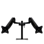 Phoenix Technologies Support Double Monitor Bras Articulés avec Amortisseur à Gaz VESA 75x75/100x100 Jusqu'à 27 Pouces 15kg