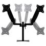 Phoenix Technologies Support Double Monitor Bras Articulés avec Amortisseur à Gaz VESA 75x75/100x100 Jusqu'à 27 Pouces 15kg