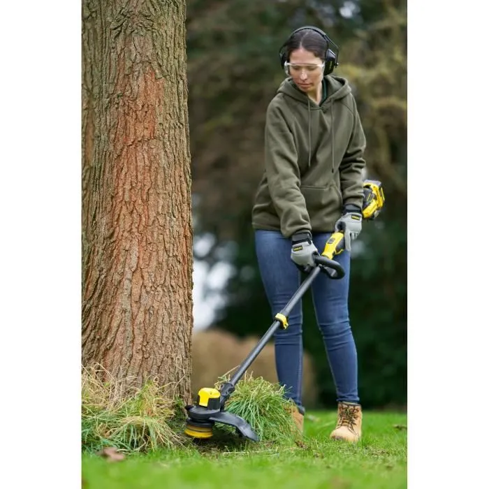 Stanley Fatmax Coupe-bordure électrique sans fil SFMCSTB933B-XJ, Moteur Brushless 18V, Longueur de coupe 33 cm
