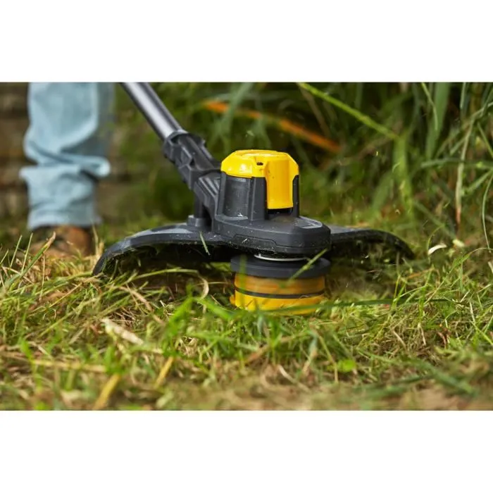 Stanley Fatmax Coupe-bordure électrique sans fil SFMCSTB933B-XJ, Moteur Brushless 18V, Longueur de coupe 33 cm