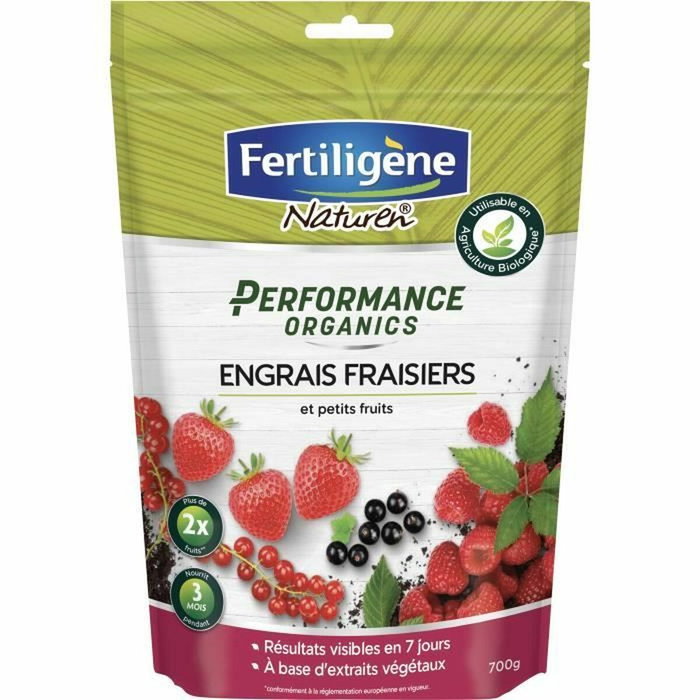 Fertiligene Performance Organics Engrais Fraisiers et Petits Fruits - 700 g Fertiligene Performance Organics Engrais Fraisiers et Petits Fruits - 700 g