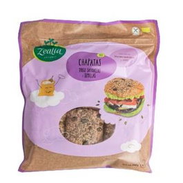 ZEALIA Chapatas de sarrasin et graines 280 g