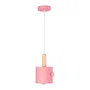 Lampe Suspendue "Scarlet" SKD-P1014-S Métal Bois Hauteur Réglable Design Moderne