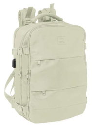 Safta Sac à dos de voyage cabine 15.6 pouces - Beige - Dimensions 29 x 44 x 19 cm