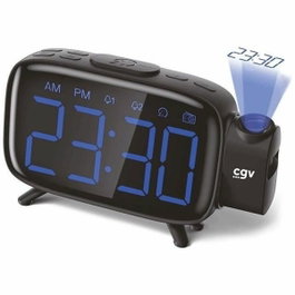 CGV CR-P10 Radio-réveil avec projection de l'heure et double alarme