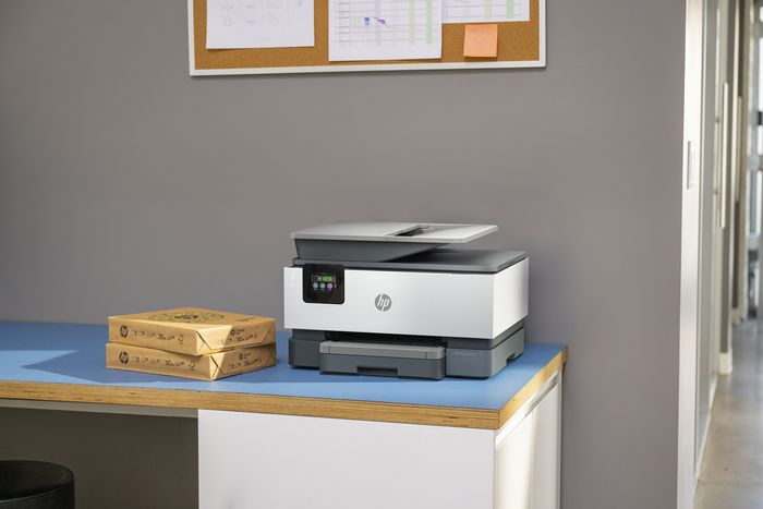 HP OfficeJet Pro 9120b - Imprimante multifonction couleur sans fil pour bureau - Impression, scan, copie, fax - Écran tactile - Chargeur automatique