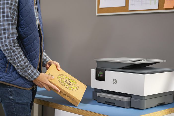 HP OfficeJet Pro 9120b - Imprimante multifonction couleur sans fil pour bureau - Impression, scan, copie, fax - Écran tactile - Chargeur automatique
