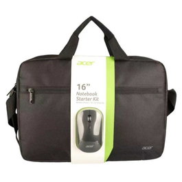 Acer Starter Kit Sac pour ordinateur portable 16 pouces noir + souris sans fil Bluetooth
