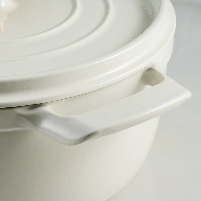 Tramontina Olla en fonte émaillée avec couvercle, latte, 22 cm / 3,7 l