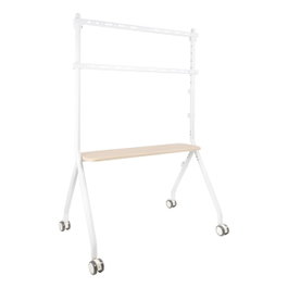 Tooq FS20207M-W Support TV Sol Portable 49-80 Pouces VESA Max 600x400 Charge 50kg Blanc
