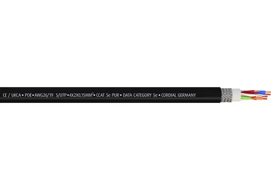 Cordial Câble réseau Cat5E Bobine 50 m RJ45 Neutrik etherCon Noir - Réf. 15565 Cordial Câble réseau Cat5E Bobine 50 m RJ45 Neutrik etherCon Noir - Réf. 15565