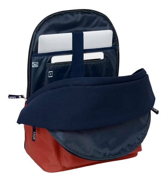 Safta Sac à dos double pour ordinateur portable 15,6" USB El Pulpo Caldera 31x44x18 cm