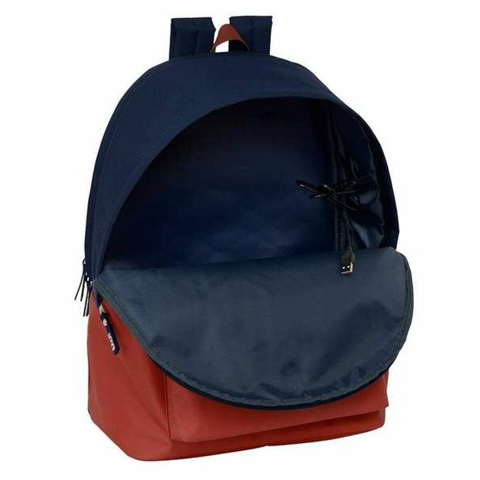 Cartable El Pulpo Rouge Blue marine 31 x 44 x 18 cm