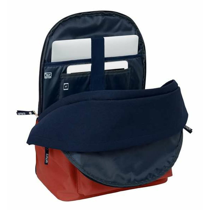 Cartable El Pulpo Rouge Blue marine 31 x 44 x 18 cm