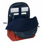 Cartable El Pulpo Rouge Blue marine 31 x 44 x 18 cm