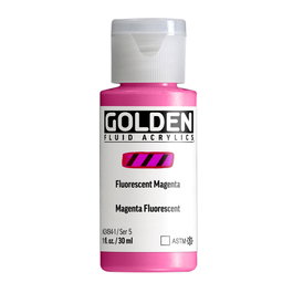 Golden Magenta Fluorescente Peinture Acrylique Fluide 30 ml