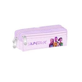 Safta Trousse triple avec élastique Demon Hunters - Iconic 22x8,5x6cm - Dès 3 ans