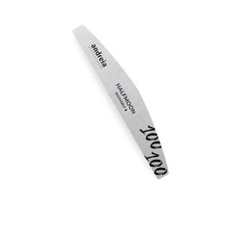 Andreia - Lime à ongles Halfmoon en papier japonais lavable 100/100, forme ergonomique pour un limage précis des côtés et des cuticules