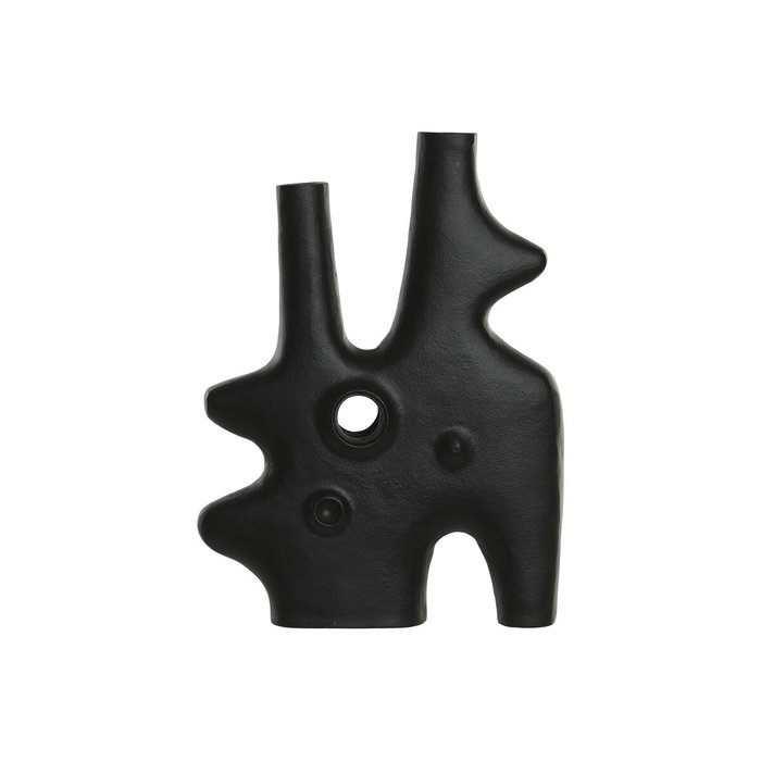 Home ESPRIT Vase Abstrait Moderne Noir Aluminium 30 x 5 x 40 cm Home ESPRIT Vase Abstrait Moderne Noir Aluminium 30 x 5 x 40 cm