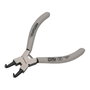 WOLFPACK LINEA PROFESIONAL Pince à anneau pour circlips intérieurs courbes 125 DIN5256