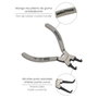WOLFPACK LINEA PROFESIONAL Pince à anneau pour circlips intérieurs courbes 125 DIN5256