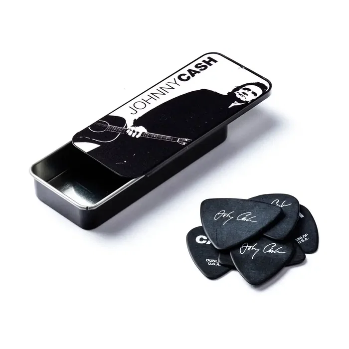 Dunlop Púas Johnny Cash Legend Heavy Gauge (bote) Dunlop Púas Johnny Cash Legend Heavy Gauge (bote)