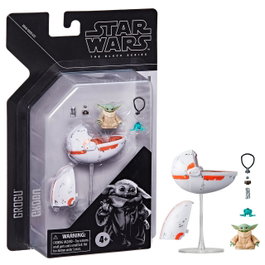 Hasbro Star Wars The Black Series Grogu 15 cm avec Coche Flottant