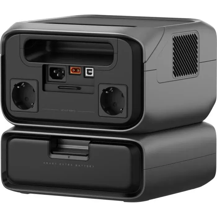 EcoFlow - RIVER 3 Max - Batterie de démarrage et d'alimentation de secours - Système ASI - Capacité extensible - Inclut batterie supplémentaire EB300 (286Wh) EcoFlow - RIVER 3 Max - Batterie de démarrage et d'alimentation de secours - Système ASI - Capacité extensible - Inclut batterie supplémentaire EB300 (286Wh)