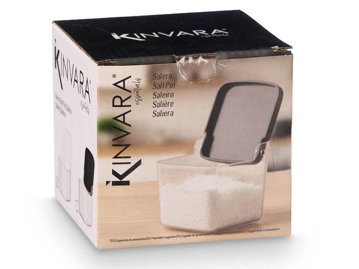 KINVARA Salero Surt Blanco Negro