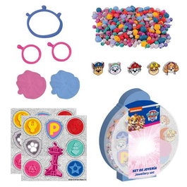 Cerdá Coffret à bijoux Paw Patrol pour enfants - Set de rangement de bijoux en forme de valisette décorative - Dimensions : 17 x 20 x 5 cm