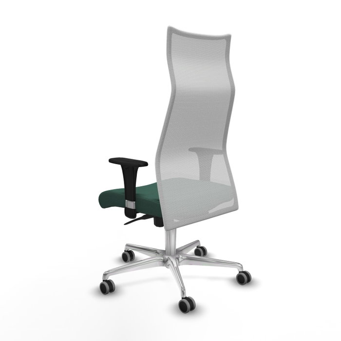Piqueras y Crespo Fauteuil de Bureau Albacete, Mécanisme Synchrone, Vert et Blanc Piqueras y Crespo Fauteuil de Bureau Albacete, Mécanisme Synchrone, Vert et Blanc