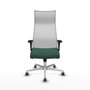 Piqueras y Crespo Fauteuil de Bureau Albacete, Mécanisme Synchrone, Vert et Blanc