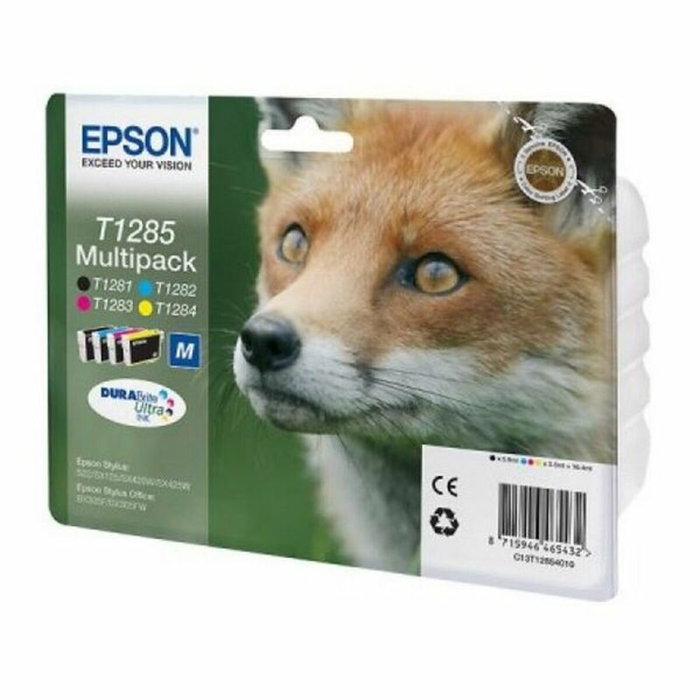 Epson Multipack d'encres T1285 DURABrite Ultra (Noir, Cyan, Magenta, Jaune) C13T12854012