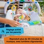 Baby Einstein Transat bébé Neptune Ocean Explorers, avec vibrations, lumières et 15 mélodies, activation par coup de pied