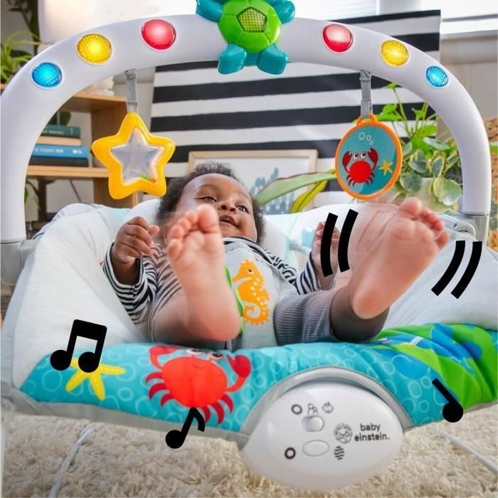 BABY EINSTEIN Ocean Transat bébé Neptune Ocean Explorers Bleu BABY EINSTEIN Ocean Transat bébé Neptune Ocean Explorers Bleu