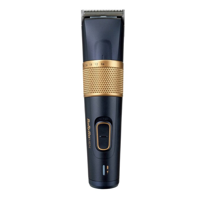 BaByliss Men Tondeuse à cheveux Lithium Power 0,6-28mm Noir et Or (E986E) BaByliss Men Tondeuse à cheveux Lithium Power 0,6-28mm Noir et Or (E986E)