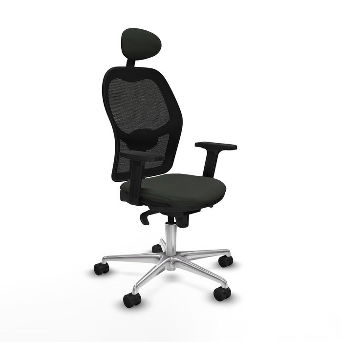 Piqueras y Crespo Chaise de Bureau avec Appui-tête Jorquera 2D086N1 Noir Piqueras y Crespo Chaise de Bureau avec Appui-tête Jorquera 2D086N1 Noir