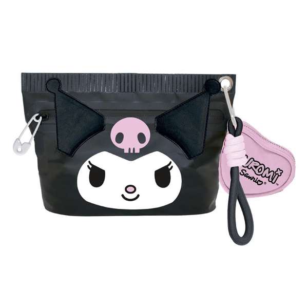 SANRIO Trousse de toilette de voyage Hello Kitty et Kuromi - Noir - Pour enfants à partir de 3 ans SANRIO Trousse de toilette de voyage Hello Kitty et Kuromi - Noir - Pour enfants à partir de 3 ans