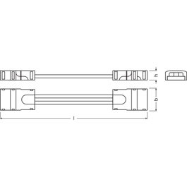 Ledvance Connecteurs de bande LED TW - CSW/P3/50 Pack 2