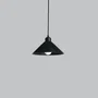 Lampe Suspendue Colt Noir/Noir/Noir Compatible LED E27 Design Moderne et Ajustable