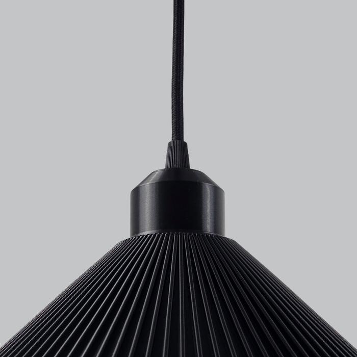 Suspension Colt Rosace Noire Câble Noir Design Minimaliste E27 Suspension Colt Rosace Noire Câble Noir Design Minimaliste E27