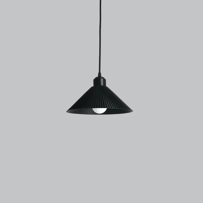Lampe Suspendue Colt Noir/Noir/Noir Compatible LED E27 Design Moderne et Ajustable